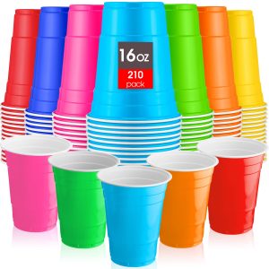 these are colorful cups